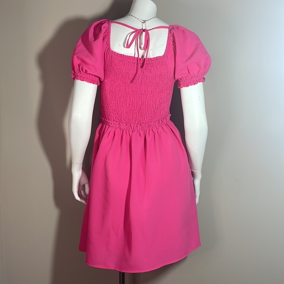 New In Fuchsia Pink Mini Dress - Picture 3 of 6
